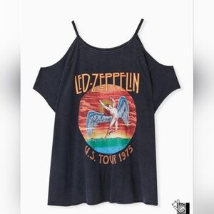 Torrid Led Zeppelin Cold Shoulder Tee